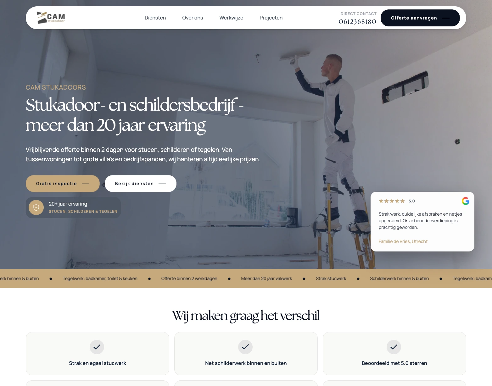 Website CAM Stukadoors