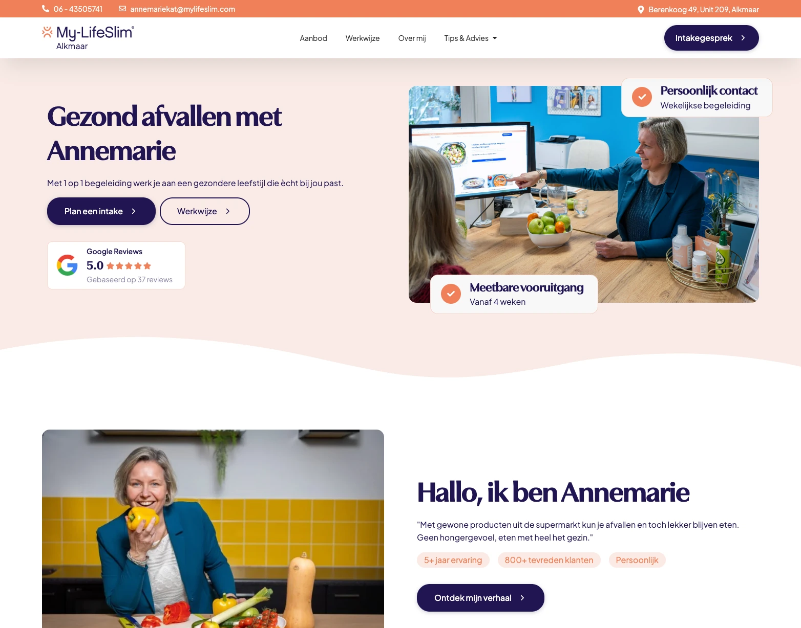 Website My LifeSlim Alkmaar