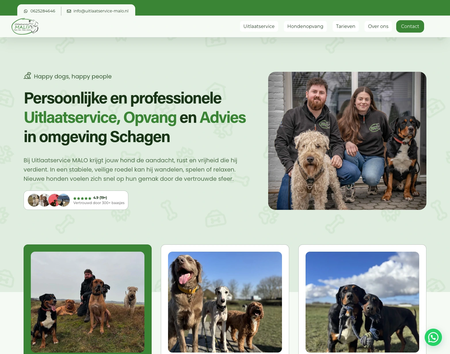 Website Uitlaatservice MALO