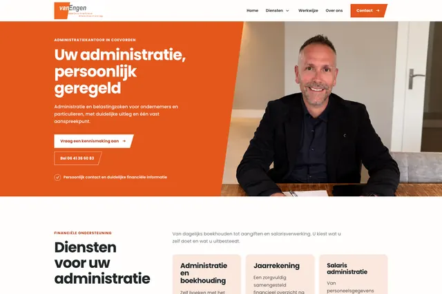 Een websiteontwerp op maat voor Van Engen
